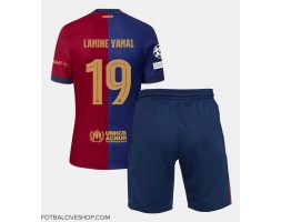 Barcelona Lamine Yamal #19 Dětské Domácí Dres 2024-25 Krátký Rukáv (+ trenýrky)