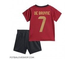 Belgie Kevin De Bruyne #7 Dětské Domácí Dres ME 2024 Krátký Rukáv (+ trenýrky)