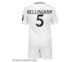 Real Madrid Jude Bellingham #5 Dětské Domácí Dres 2024-25 Krátký Rukáv (+ trenýrky)