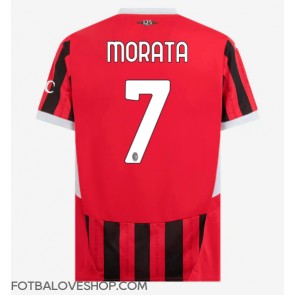 AC Milan Alvaro Morata #7 Domácí Dres 2024-25 Krátký Rukáv