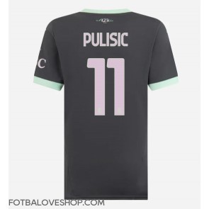 AC Milan Christian Pulisic #11 Dámské Alternativní Dres 2024-25 Krátký Rukáv