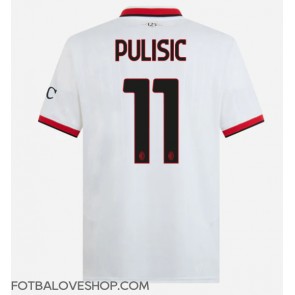 AC Milan Christian Pulisic #11 Venkovní Dres 2024-25 Krátký Rukáv