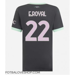 AC Milan Emerson Royal #22 Dámské Alternativní Dres 2024-25 Krátký Rukáv