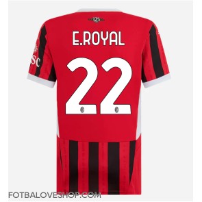 AC Milan Emerson Royal #22 Dámské Domácí Dres 2024-25 Krátký Rukáv