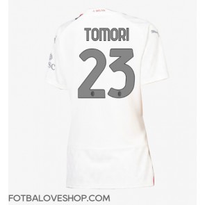 AC Milan Fikayo Tomori #23 Dámské Venkovní Dres 2023-24 Krátký Rukáv