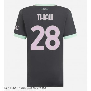 AC Milan Malick Thiaw #28 Dámské Alternativní Dres 2024-25 Krátký Rukáv