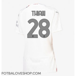 AC Milan Malick Thiaw #28 Dámské Venkovní Dres 2023-24 Krátký Rukáv