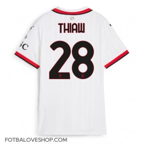 AC Milan Malick Thiaw #28 Dámské Venkovní Dres 2024-25 Krátký Rukáv