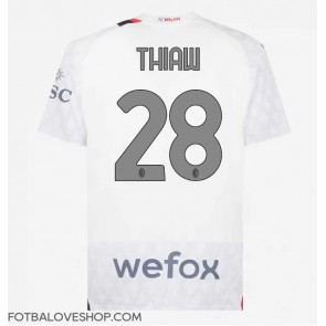 AC Milan Malick Thiaw #28 Venkovní Dres 2023-24 Krátký Rukáv