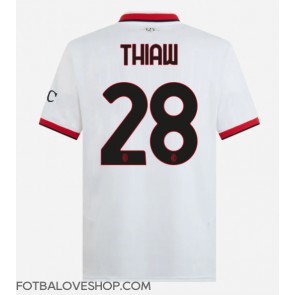 AC Milan Malick Thiaw #28 Venkovní Dres 2024-25 Krátký Rukáv