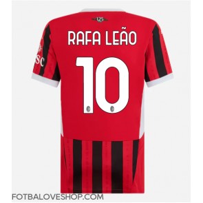 AC Milan Rafael Leao #10 Dámské Domácí Dres 2024-25 Krátký Rukáv