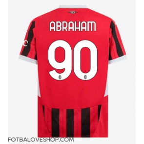 AC Milan Tammy Abraham #90 Domácí Dres 2024-25 Krátký Rukáv