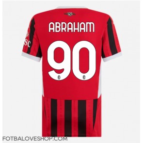 AC Milan Tammy Abraham #90 Dámské Domácí Dres 2024-25 Krátký Rukáv