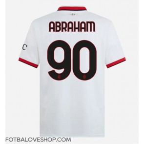 AC Milan Tammy Abraham #90 Venkovní Dres 2024-25 Krátký Rukáv