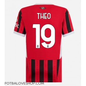 AC Milan Theo Hernandez #19 Dámské Domácí Dres 2024-25 Krátký Rukáv