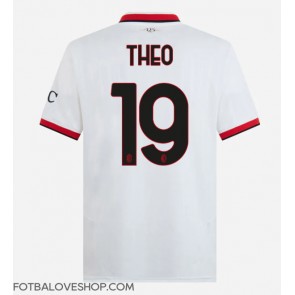 AC Milan Theo Hernandez #19 Venkovní Dres 2024-25 Krátký Rukáv