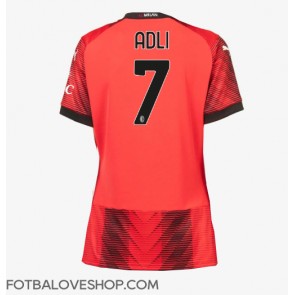 AC Milan Yacine Adli #7 Dámské Domácí Dres 2023-24 Krátký Rukáv