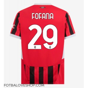 AC Milan Youssouf Fofana #29 Domácí Dres 2024-25 Krátký Rukáv