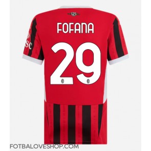 AC Milan Youssouf Fofana #29 Dámské Domácí Dres 2024-25 Krátký Rukáv