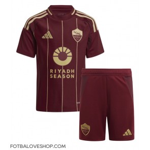 AS Roma Dětské Domácí Dres 2024-25 Krátký Rukáv (+ trenýrky)