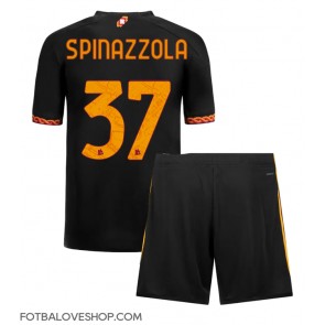 AS Roma Leonardo Spinazzola #37 Dětské Alternativní Dres 2023-24 Krátký Rukáv (+ trenýrky)