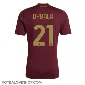 AS Roma Paulo Dybala #21 Domácí Dres 2024-25 Krátký Rukáv