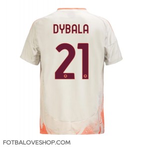 AS Roma Paulo Dybala #21 Venkovní Dres 2024-25 Krátký Rukáv