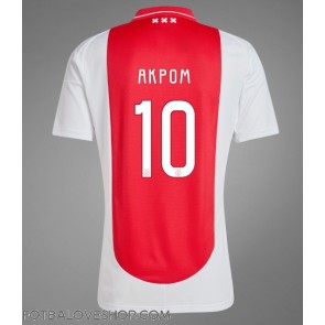 Ajax Chuba Akpom #10 Domácí Dres 2024-25 Krátký Rukáv