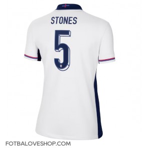 Anglie John Stones #5 Dámské Domácí Dres ME 2024 Krátký Rukáv