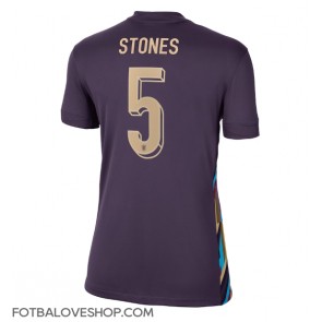 Anglie John Stones #5 Dámské Venkovní Dres ME 2024 Krátký Rukáv