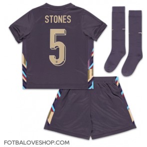 Anglie John Stones #5 Dětské Venkovní Dres ME 2024 Krátký Rukáv (+ trenýrky)