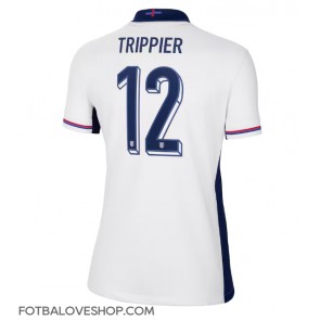 Anglie Kieran Trippier #12 Dámské Domácí Dres ME 2024 Krátký Rukáv