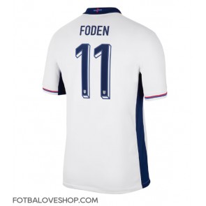 Anglie Phil Foden #11 Domácí Dres ME 2024 Krátký Rukáv