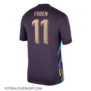 Anglie Phil Foden #11 Venkovní Dres ME 2024 Krátký Rukáv