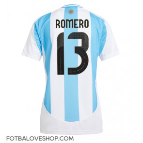 Argentina Cristian Romero #13 Dámské Domácí Dres Copa America 2024 Krátký Rukáv