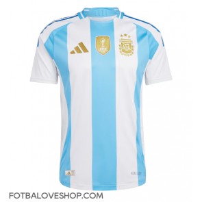 Argentina Domácí Dres Copa America 2024 Krátký Rukáv