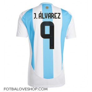 Argentina Julian Alvarez #9 Domácí Dres Copa America 2024 Krátký Rukáv