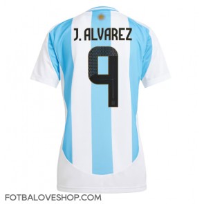 Argentina Julian Alvarez #9 Dámské Domácí Dres Copa America 2024 Krátký Rukáv