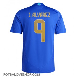 Argentina Julian Alvarez #9 Venkovní Dres Copa America 2024 Krátký Rukáv