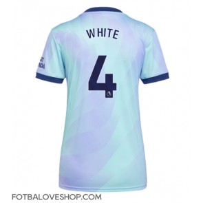 Arsenal Ben White #4 Dámské Alternativní Dres 2024-25 Krátký Rukáv