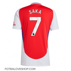 Arsenal Bukayo Saka #7 Domácí Dres 2024-25 Krátký Rukáv