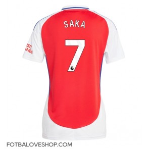 Arsenal Bukayo Saka #7 Dámské Domácí Dres 2024-25 Krátký Rukáv