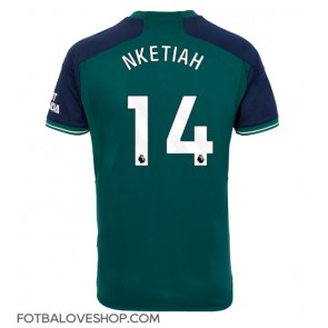 Arsenal Eddie Nketiah #14 Alternativní Dres 2023-24 Krátký Rukáv