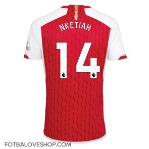 Arsenal Eddie Nketiah #14 Domácí Dres 2023-24 Krátký Rukáv