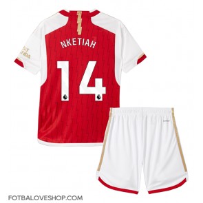 Arsenal Eddie Nketiah #14 Dětské Domácí Dres 2023-24 Krátký Rukáv (+ trenýrky)
