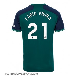 Arsenal Fabio Vieira #21 Alternativní Dres 2023-24 Krátký Rukáv