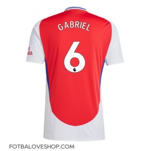 Arsenal Gabriel Magalhaes #6 Domácí Dres 2024-25 Krátký Rukáv