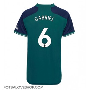 Arsenal Gabriel Magalhaes #6 Dámské Alternativní Dres 2023-24 Krátký Rukáv