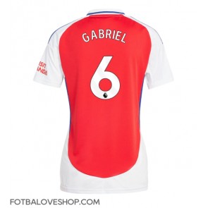 Arsenal Gabriel Magalhaes #6 Dámské Domácí Dres 2024-25 Krátký Rukáv