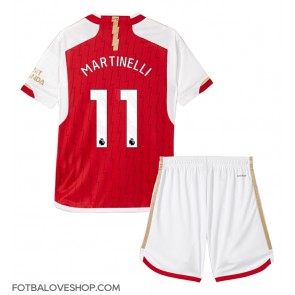 Arsenal Gabriel Martinelli #11 Dětské Domácí Dres 2023-24 Krátký Rukáv (+ trenýrky)